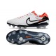 Nike Tiempo Legend X Elite FG Nouveau Blanc Noir Pourpre