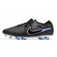 Nike Tiempo Legend X Elite FG Nouveau Noir Chrome Hyper Royal