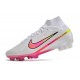 Nike Air Zoom Mercurial Superfly Elite 9 FG Blanc Rose