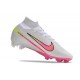 Nike Air Zoom Mercurial Superfly Elite 9 FG Blanc Rose