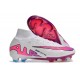 Nike Air Zoom Mercurial Superfly Elite 9 FG Blanc Rose Bleu