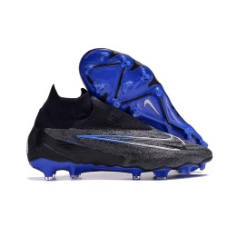 Nike Gripknit Phantom GX DF Elite FG Noir Chrome Hyper Royal