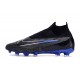 Nike Gripknit Phantom GX DF Elite FG Noir Chrome Hyper Royal