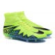 Chaussures de Foot à Crampons Nike HyperVenom Phantom 2 FG Vert Bleu Noir