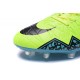 Chaussures de Foot à Crampons Nike HyperVenom Phantom 2 FG Vert Bleu Noir