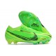 Chaussure Nike Zoom Mercurial Vapor 15 Elite FG Vert Noir