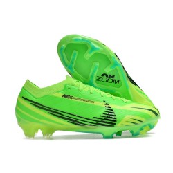 Chaussure Nike Zoom Mercurial Vapor 15 Elite FG Vert Noir