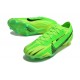 Chaussure Nike Zoom Mercurial Vapor 15 Elite FG Vert Noir