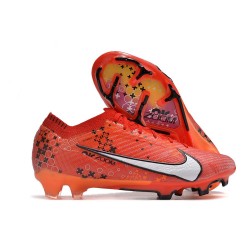 Chaussure Nike Zoom Mercurial Vapor 15 Elite FG MDS Carmin Clair Ivoire Pâle Mandarine Vif