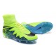 Chaussures de Foot à Crampons Nike HyperVenom Phantom 2 FG Vert Bleu Noir