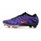 Chaussure Nike Zoom Mercurial Vapor 15 Elite FG TN Violet Noir