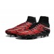 Chaussures de Foot à Crampons Robert Lewandowski Nike HyperVenom Phantom 2 FG Rouge Noir
