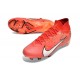 Nike Air Zoom Mercurial Superfly Elite 9 FG MDS Carmin Clair Ivoire Pâle Mandarine Vif