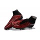 Chaussures de Foot à Crampons Robert Lewandowski Nike HyperVenom Phantom 2 FG Rouge Noir