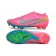 Chaussure Nike Zoom Mercurial Vapor 15 Elite FG Rose Bleu