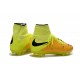 Chaussures de Foot à Crampons Nike HyperVenom Phantom 2 FG Cuir Jaune Noir