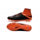 Chaussures de Foot à Crampons Nike HyperVenom Phantom 2 FG Cuir Noir Orange