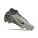 Nike Mercurial Superfly 6 Elite FG Crampons de Foot - Gris Noir