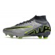 Nike Mercurial Superfly 6 Elite FG Crampons de Foot - Gris Noir