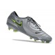 Nike Tiempo Legend X Elite FG Nouveau Gris Noir Vert