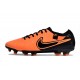 Nike Tiempo Legend X Elite FG Nouveau Orange Noir