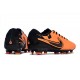 Nike Tiempo Legend X Elite FG Nouveau Orange Noir