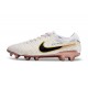 Nike Tiempo Legend X Elite FG Nouveau Blanc Or Noir