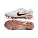 Nike Tiempo Legend X Elite FG Nouveau Blanc Or Noir