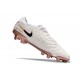 Nike Tiempo Legend X Elite FG Nouveau Blanc Or Noir