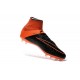 Chaussures de Foot à Crampons Nike HyperVenom Phantom 2 FG Cuir Noir Orange