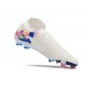 Chaussures Nike Phantom Luna 2 Elite FG Blanc Rose Bleu