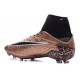 Chaussures de Foot à Crampons Nike HyperVenom Phantom 2 FG Bronze Noir