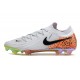 Chaussures Nike Phantom GX II Elite FG Blanc Noir Orange