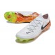 Chaussures Nike Phantom GX II Elite FG Blanc Noir Orange