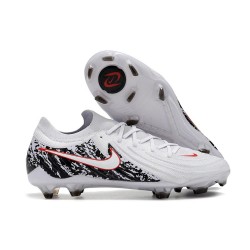 Chaussures Nike Phantom GX II Elite FG Blanc Noir Rouge