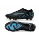 Chaussure Nike Zoom Mercurial Vapor 15 Elite FG Noir Bleu