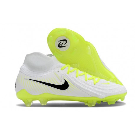 Chaussures Nike Phantom Luna 2 Elite FG Blanc Noir Jaune