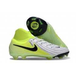 Chaussures Nike Phantom Luna 2 Elite FG Argent Métallique Noir Volt