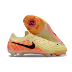 Nike Phantom Luna 2 Elite Low FG Jaune Orange Noir