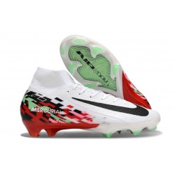 Chaussure Nike Mercurial Superfly X Elite FG Blanc Noir Rouge