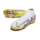 Chaussure Nike Mercurial Superfly X Elite FG Blanc Violet Jaune Rouge