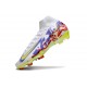 Chaussure Nike Mercurial Superfly X Elite FG Blanc Violet Jaune Rouge