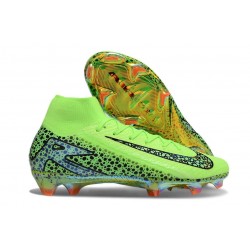 Chaussure Nike Mercurial Superfly X Elite FG Vert Noir
