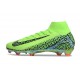 Chaussure Nike Mercurial Superfly X Elite FG Vert Noir
