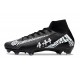 Chaussure Nike Mercurial Superfly X Elite FG Noir Blanc