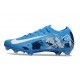 Chaussure Nike Mercurial Vapor XVI Elite FG Bleu Blanc