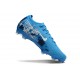 Chaussure Nike Mercurial Vapor XVI Elite FG Bleu Blanc