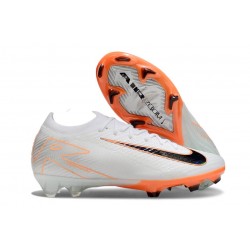 Chaussure Nike Mercurial Vapor XVI Elite FG Blanc Noir Orange