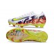 Chaussure Nike Mercurial Vapor XVI Elite FG Blanc Violet Jaune Rouge