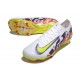 Chaussure Nike Mercurial Vapor XVI Elite FG Blanc Violet Jaune Rouge